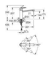 Skizze für Grohe Eurosmart Cosmopolitan