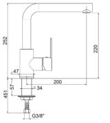 Skizze für Aqua Cucina SF1